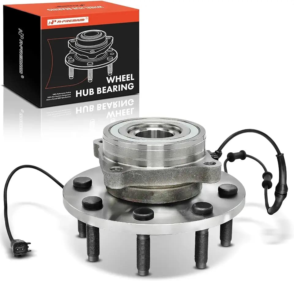 A-Premium Front Wheel Bearing and Hub Assembly with ABS & 8-Lug