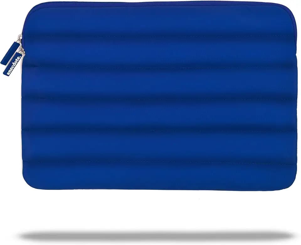 ANECDOTE Laptop Case 15-16 Inch – A Perfect Laptop Sleeve - Compatible with MacBook Air/Pro 15 inch M3 M2 M1 Chip Pro Max 2023-2021 – Fits Well, Made of 100% Nylon with Aesthetic Design (Royal Blue)