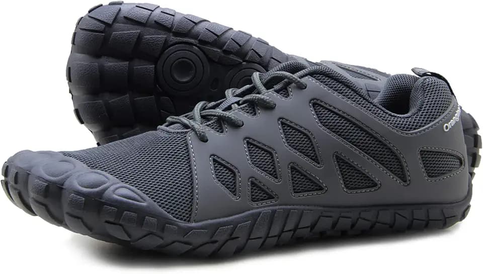 Oranginer Men's Barefoot Shoes Big Toe Box Cross Training Minimalist