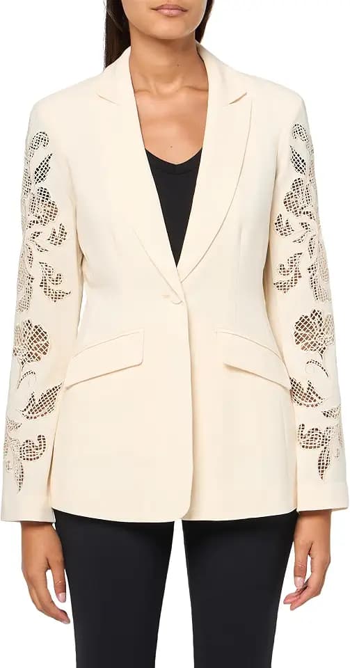 Cinq à Sept Women's Cutout Paisley Embroidered Cheyenne Blazer