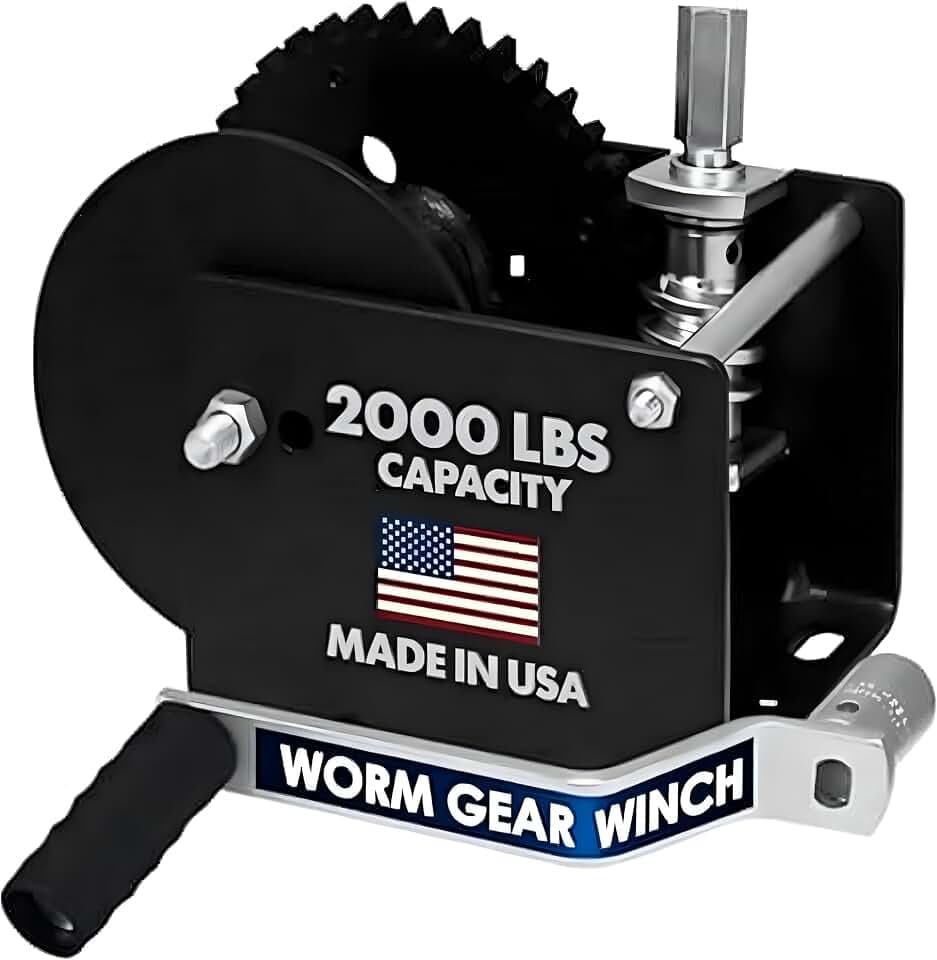 Dutton-Lainson - D-L - WG2000HEX Worm Gear Winch - Hex Drive - Made in USA