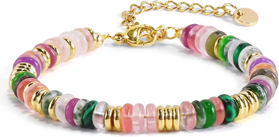 VIBILIA Gold Plated Bracelets for Women, Boho Bangle Bracelets