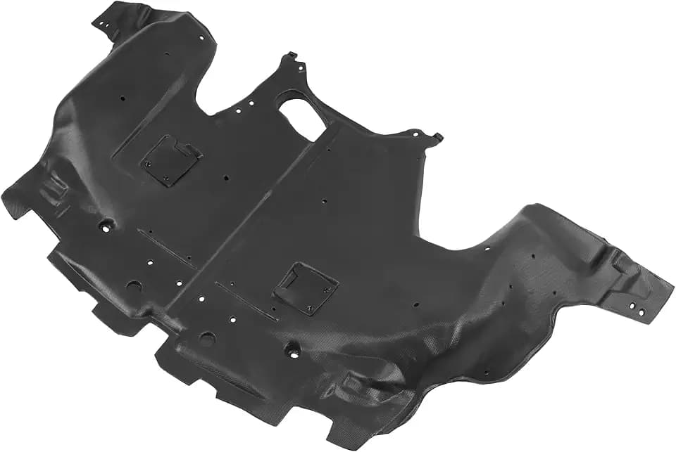 ALMULOO Engine Splash Shield Compatible with 2012 2013 2014 2015 2016 2017 Subaru Impreza XV Crosstrek Replacement for SU1228117 Plastic(PE) Black