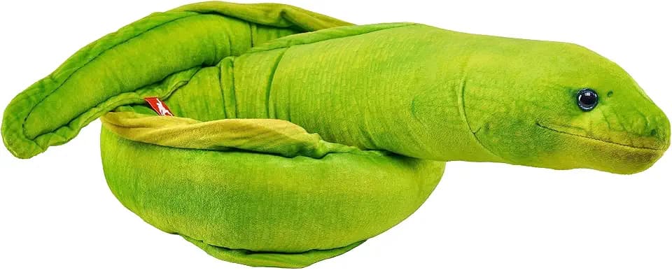 Wild Republic Sea Snakes Green Moray EEL Stuffed Animal - 54"