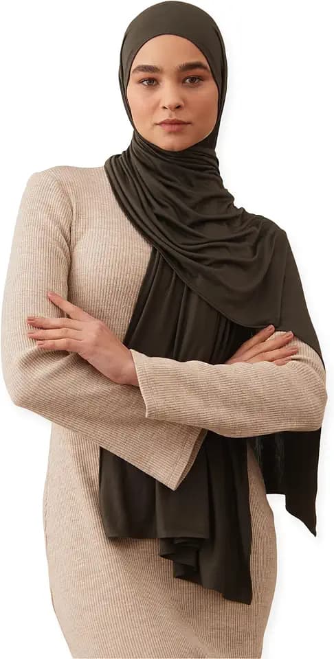 Hijab léger en jersey | Hijab respirant pour petits visages ou jeunes filles