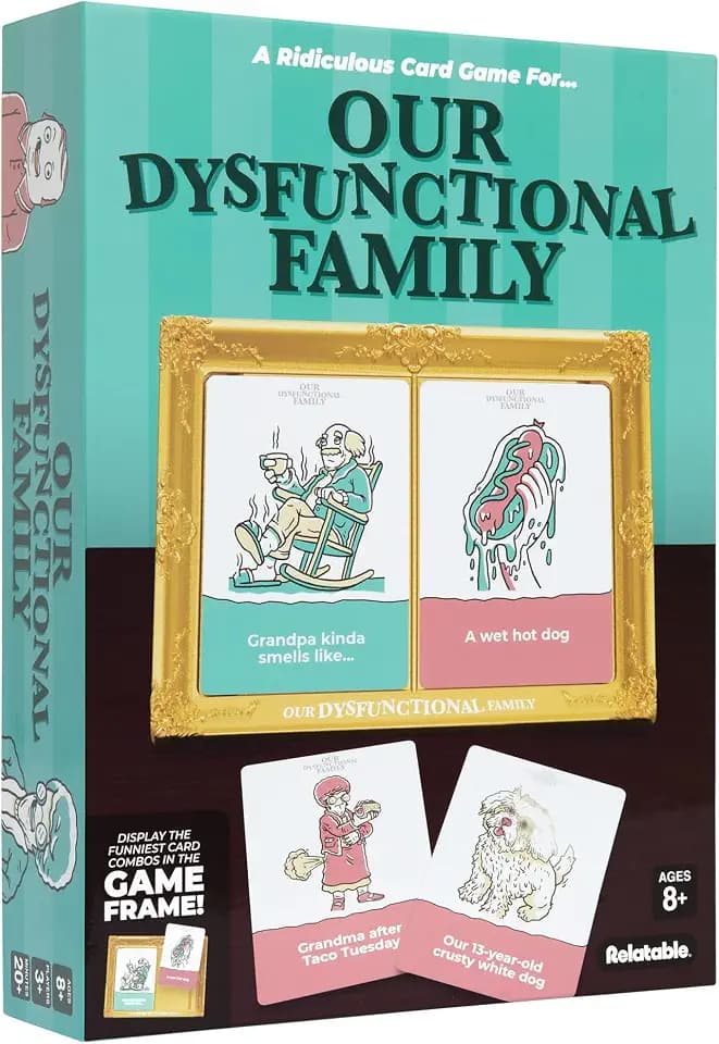 WHAT DO YOU MEME? Our Dysfunctional Family, Funny Family Game by Relatable