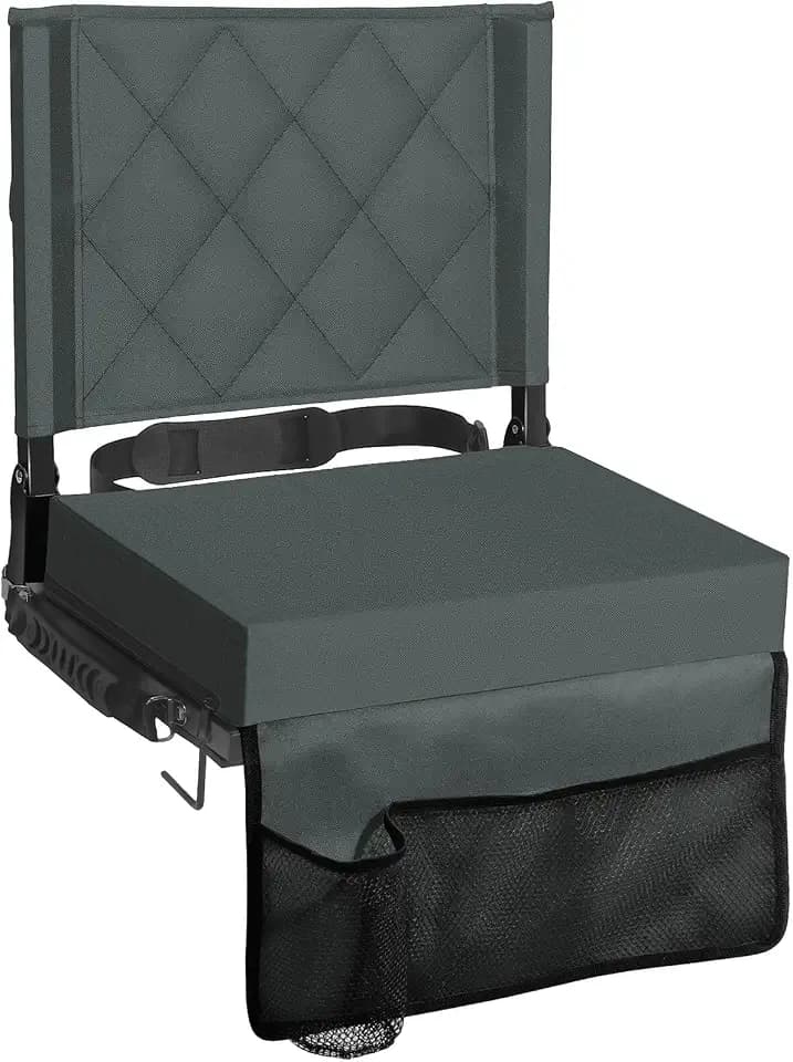 Sheenive Stadium Seats with Back Support, Padded Bleacher Seat Cushion