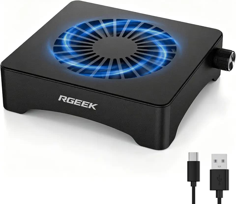 5V USB Computer Fan, Mini PC Cooling Fan, with Adjustable Speed Controller