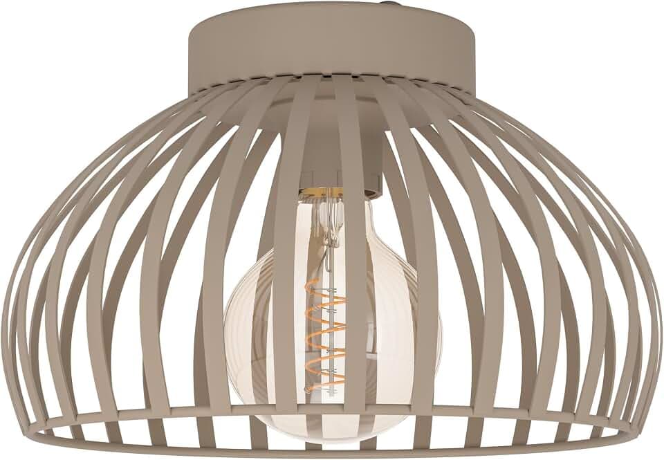 EGLO Deckenlampe Mogano 3, Deckenleuchte Wohnzimmer