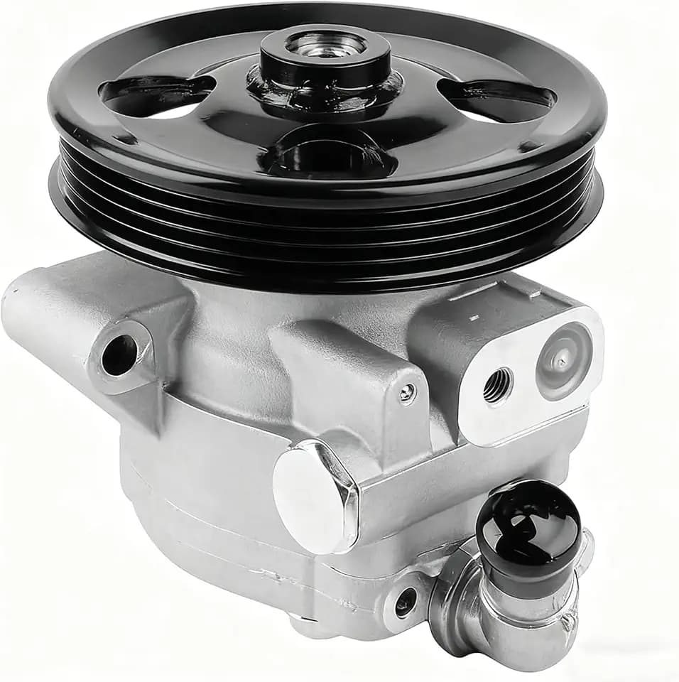 Power Steering Pump with Pulley for Ford Transit-150 250 350 350 HD 3.5L 3.7L V6 2015-2024, Steering Pump Replacement for STP320 CK4Z3A674A CK4Z3A674B CK4Z3A674C