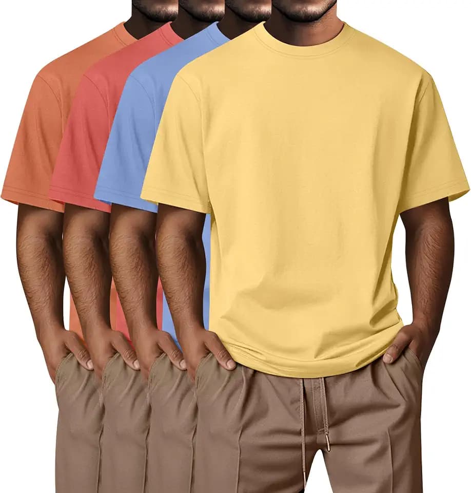 Neer 4 Pack Mens Big and Tall T Shirts