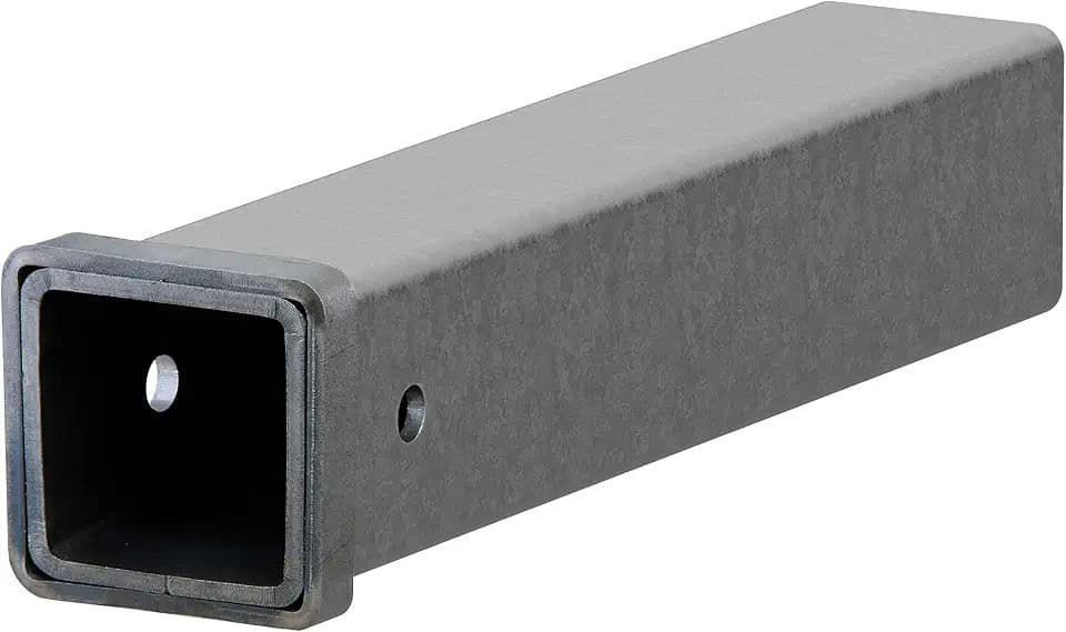 CURT 49518 3 x 18-Inch Weld-On Raw Steel Trailer Hitch Receiver Tube, 5/8-In Pin Hole