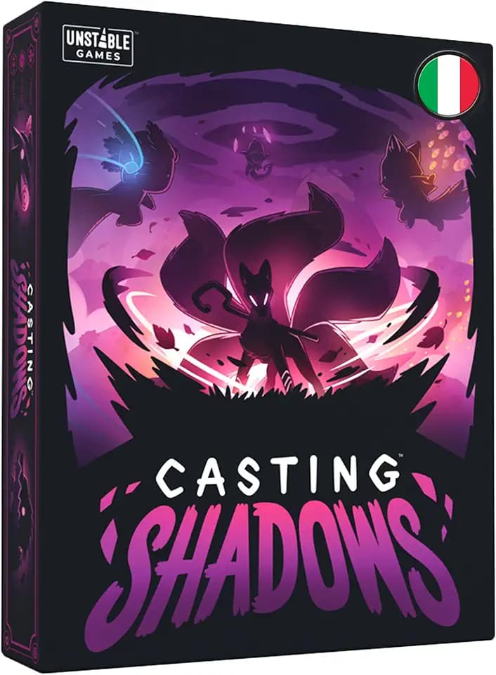 Asmodee: Casting Shadows, Brettspiel, 2-4 Spieler, 12+ Jahre, italienische Ausgabe