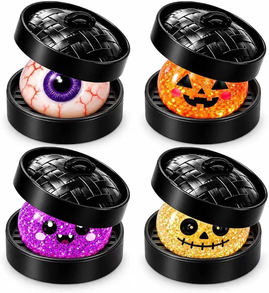 4 Stück Halloween Dumpling Squishy