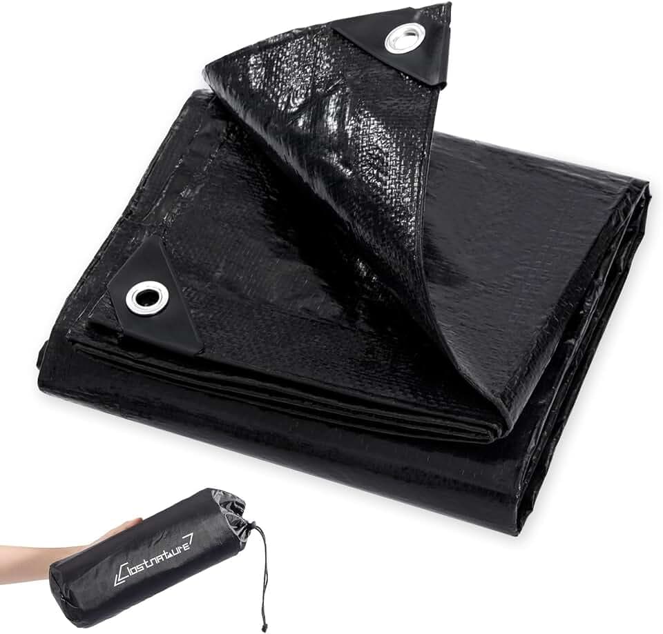 Clostnature Heavy Duty Tent Footprint for Camping, Waterproof Camping Tarp