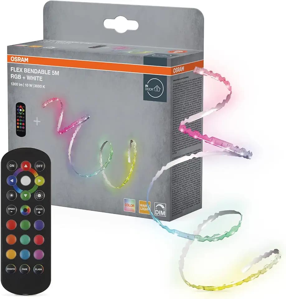 Osram Flex Bendable RGBW LED Streifen 5M für innen