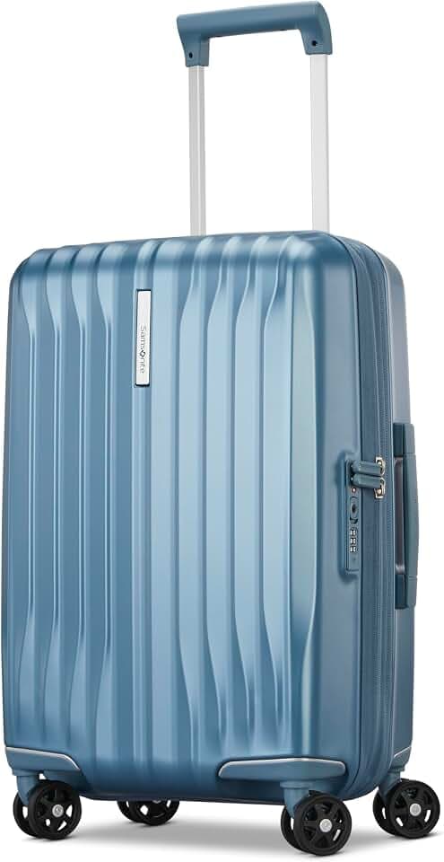 Samsonite UpLIFT Carry-On Hardside Luggage with Spinner Wheels - Airline-Approved, TSA Lock, Adjustable Handle System - Polycarbonate Hard Suitcase for Ultra Lightweight Travel - Elemental Blue