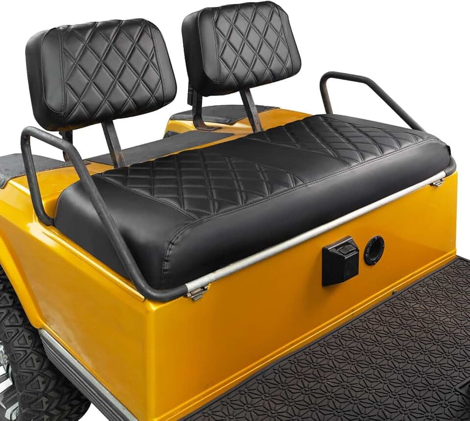 NOKINS Golf Cart Diamond Front Seat Covers for Club Car DS Pre-2000