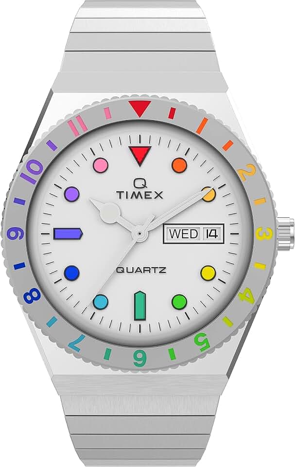 Timex Damen Analog Uhr Mit Edelstahl Armband Q