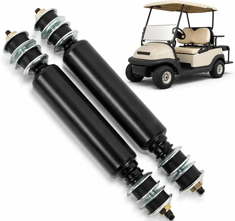 Rear Shock Absorbers 2-Pack Compatible with Club Car DS 1981-Up Electric 1997-Up Gas and Precedent 2004-Up Golf Carts, Replaces 1014236 1027064-01 1013164