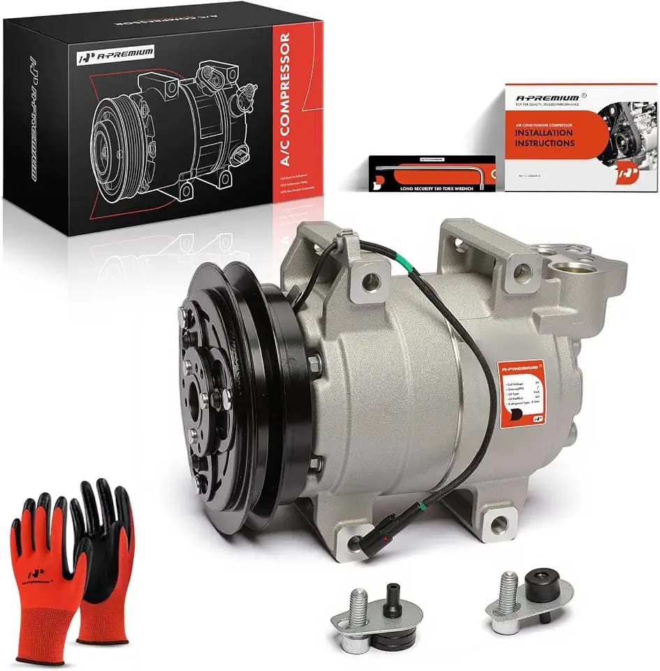 A-Premium Air Conditioner AC Compressor with Clutch