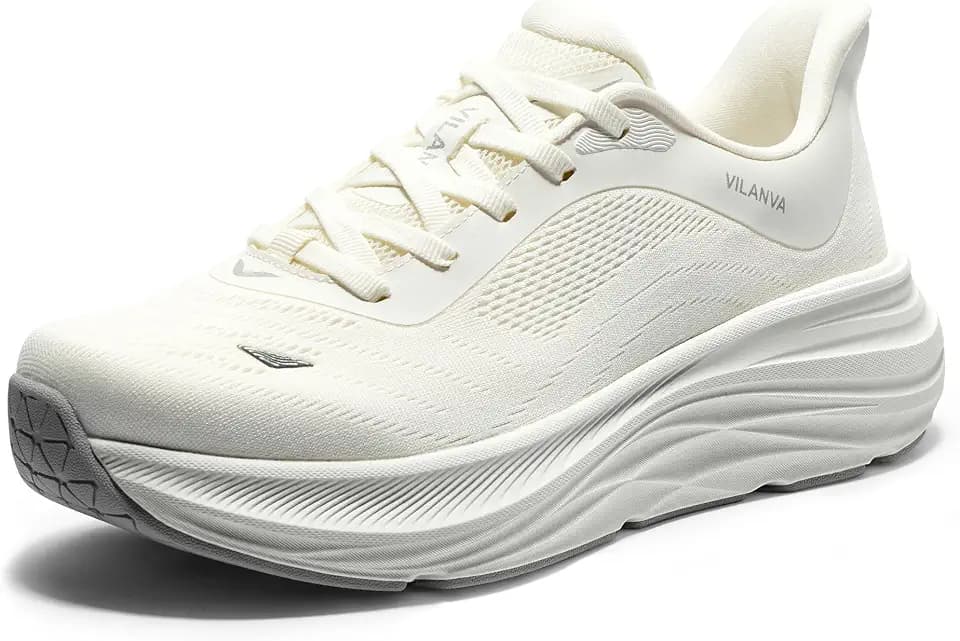 Vilanva Women's Comfortable Walking Shoes Cushion Running Tennis Shoes Non-Slip Workout Gym Athletic Breathable Trendy Fashion Sneakers