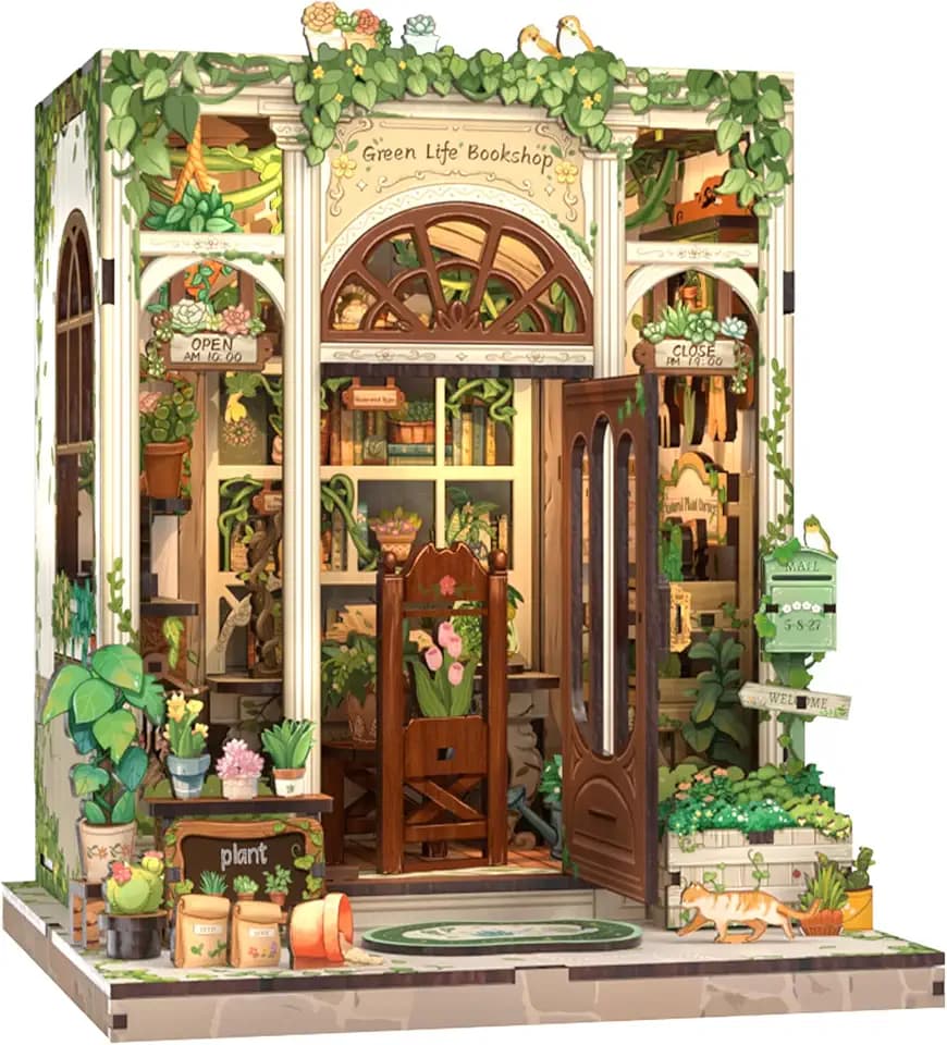 Cutefun Book Nook Kit for Adults - Green Life Bookshop