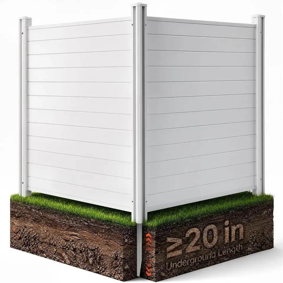 VEVOR Outdoor Privacy Screens 50" W x 50" H 2-Panel Air Conditioner Fence