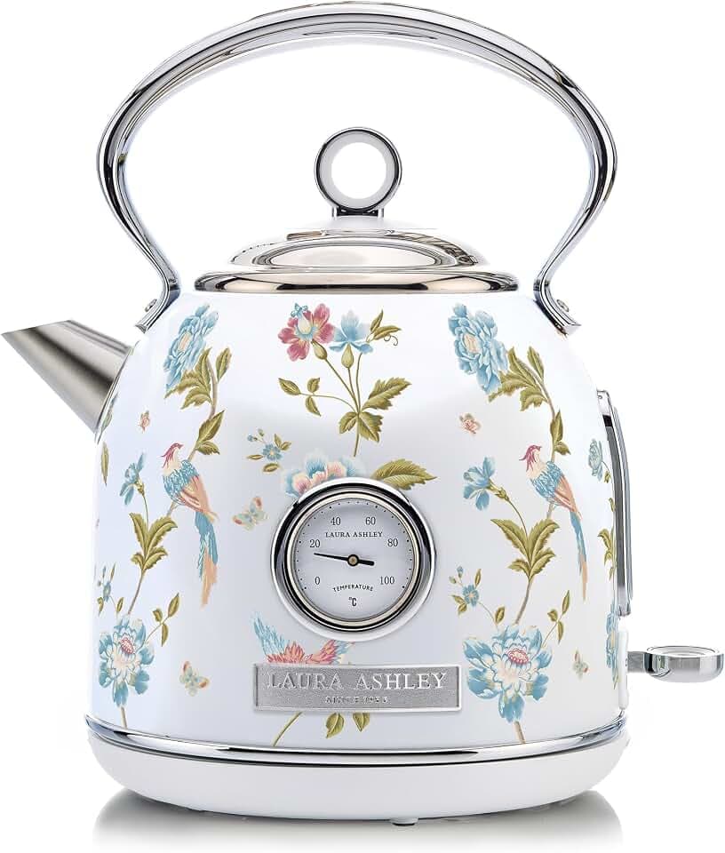 Laura Ashley Electric Kettles for Boiling Water, 1.7L Electric Tea Kettle