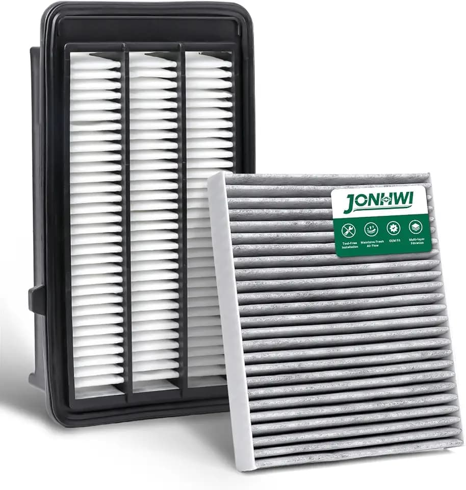 Cabin & Engine Air Filter Kit for 2016-2021 Honda Civic, 2017-2022 CR-V/CRV, Replacement for 17220-5AA-A00, 80291-T5R-A01(1.5L Gas)