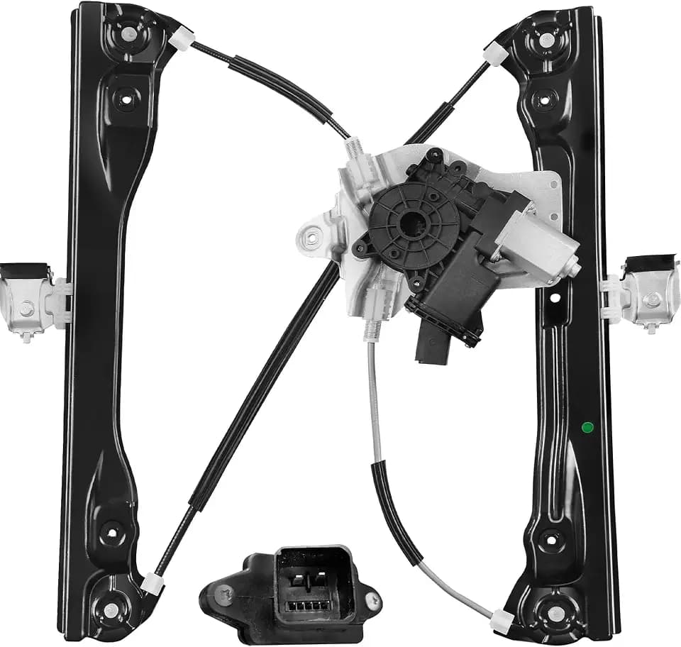 Front Driver Side Power Window Regulator (7 Pins) Fit for 2011-2015 Chevrolet Chevy Cruze, 2016 Chevy Cruze Limited, with Auto Up and Down, with Motor, 748-974, Front Left, 94532757