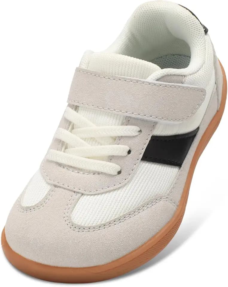 Toddler Shoes Zero Drop Minimalist Sneakers for Toddler/Little Kid Barefoot Slip on Tennis Shoes for Kids Boys Girls