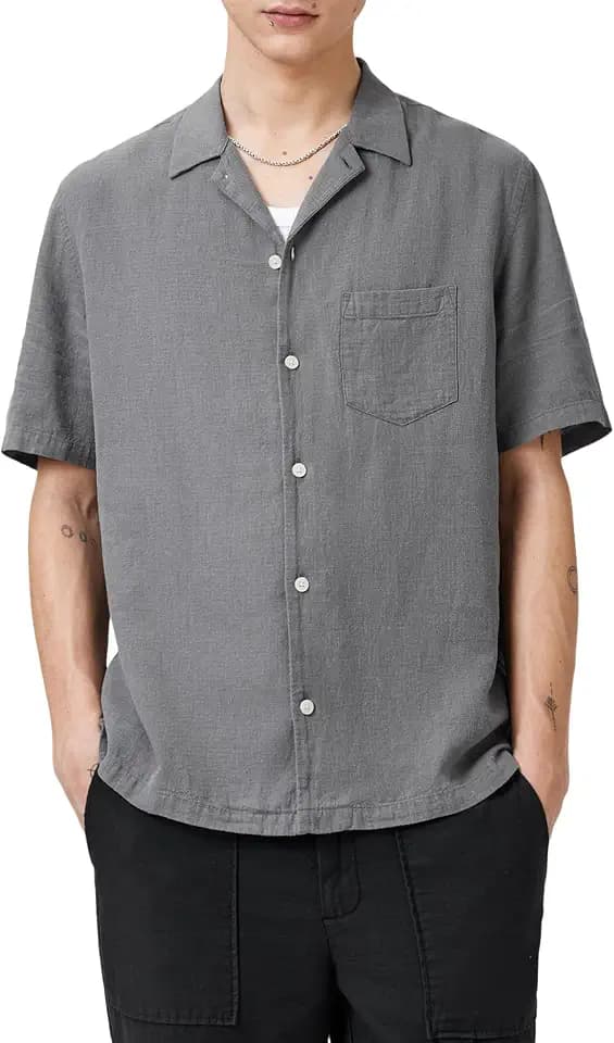 AllSaints Men's Veda Ss Shirt