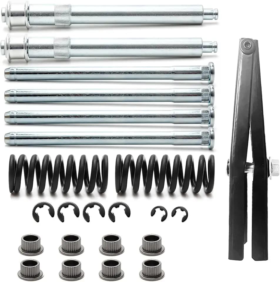 Ledaut Door Hinge Roller Pin and Bushing Repair Kits + Door Spring Tool Compatible with Chevrolet C1500 C2500 C3500 K1500 K2500 K3500 GMC Suburban Tahoe