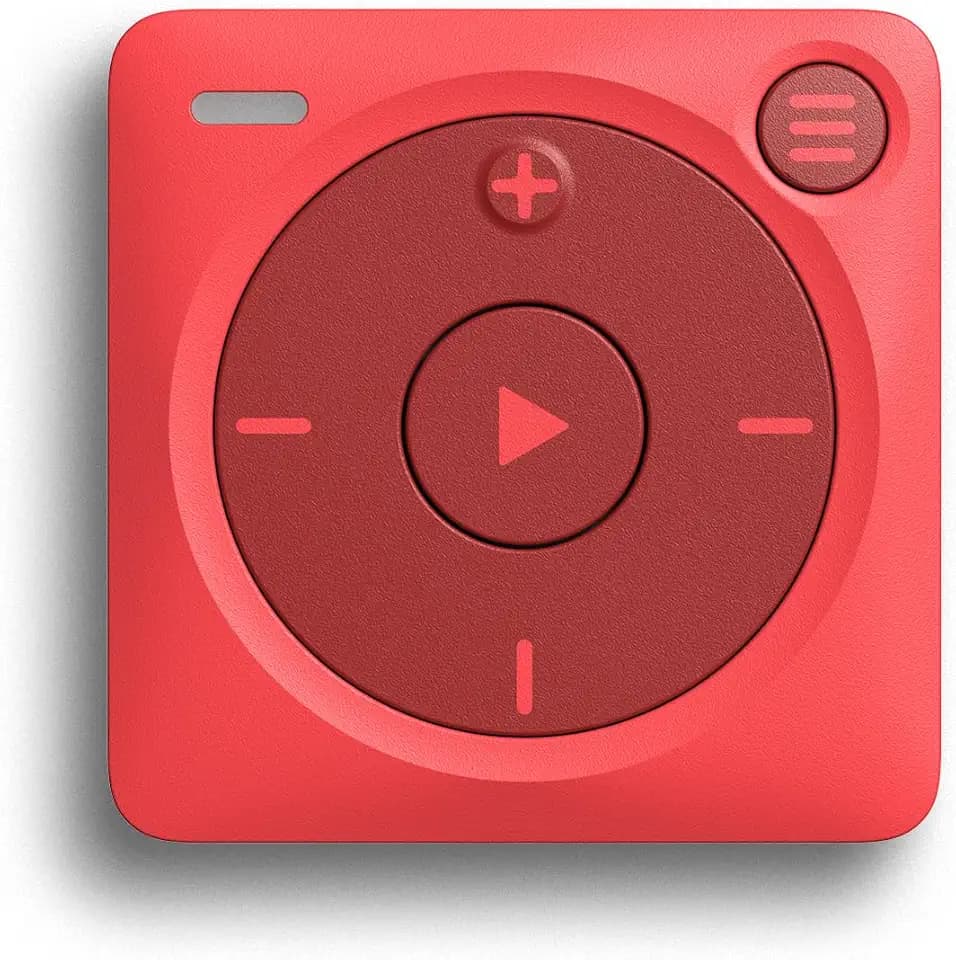 Mighty 3 Amazon Music Player – Portable Screen-Free Offline Music for Kids & Fitness, Bluetooth & Wired Headphones, Stores 1000+ Songs, No Phone or WiFi Needed for Playback - Red