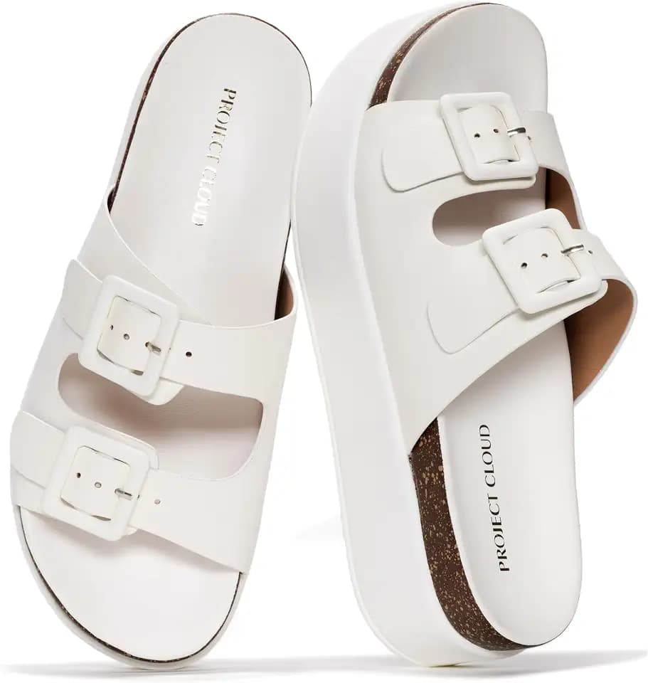 Project Cloud Lightweight Platform Wedge Sandals for Women 2026