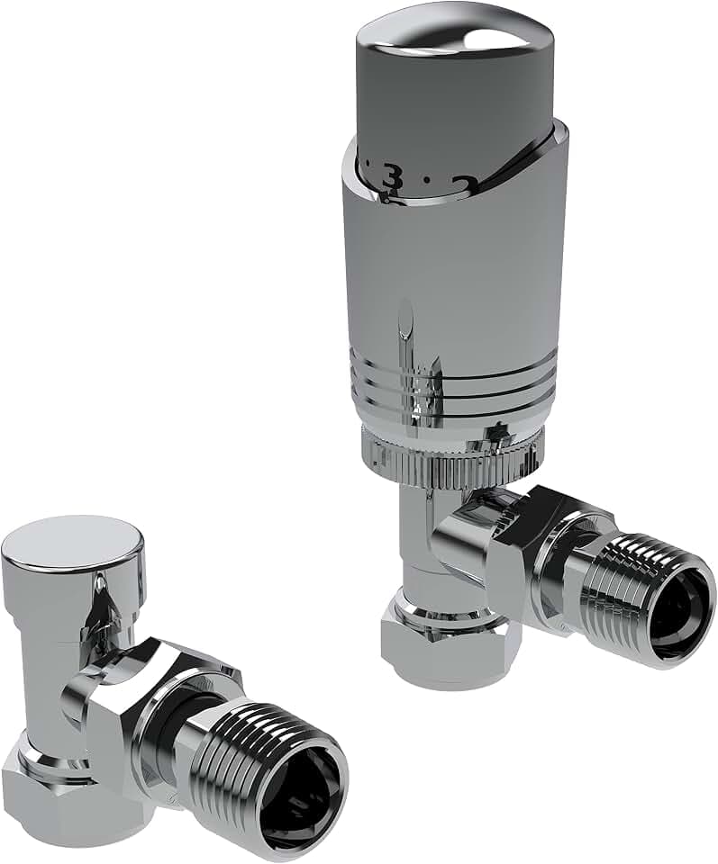 Thermostatventil für Heizkörper, abgewinkelte Ecken, gerade TRV, Heizkörperthermostatventile (abgewinkelt)