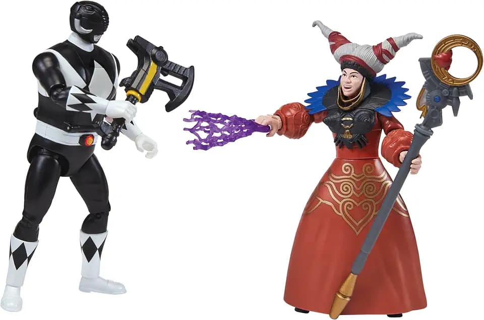 Power Rangers Mighty Morphin Re-Ignition - Auto-Morphin Black Ranger vs Rita Repulsa Verse 2-Pack by Playmates Toys