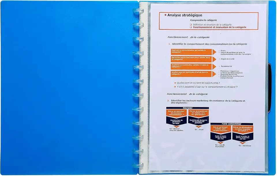 Exacompta Nachfüllpack 100 Hüllen glatt A4 herausnehmbar Polypropylen