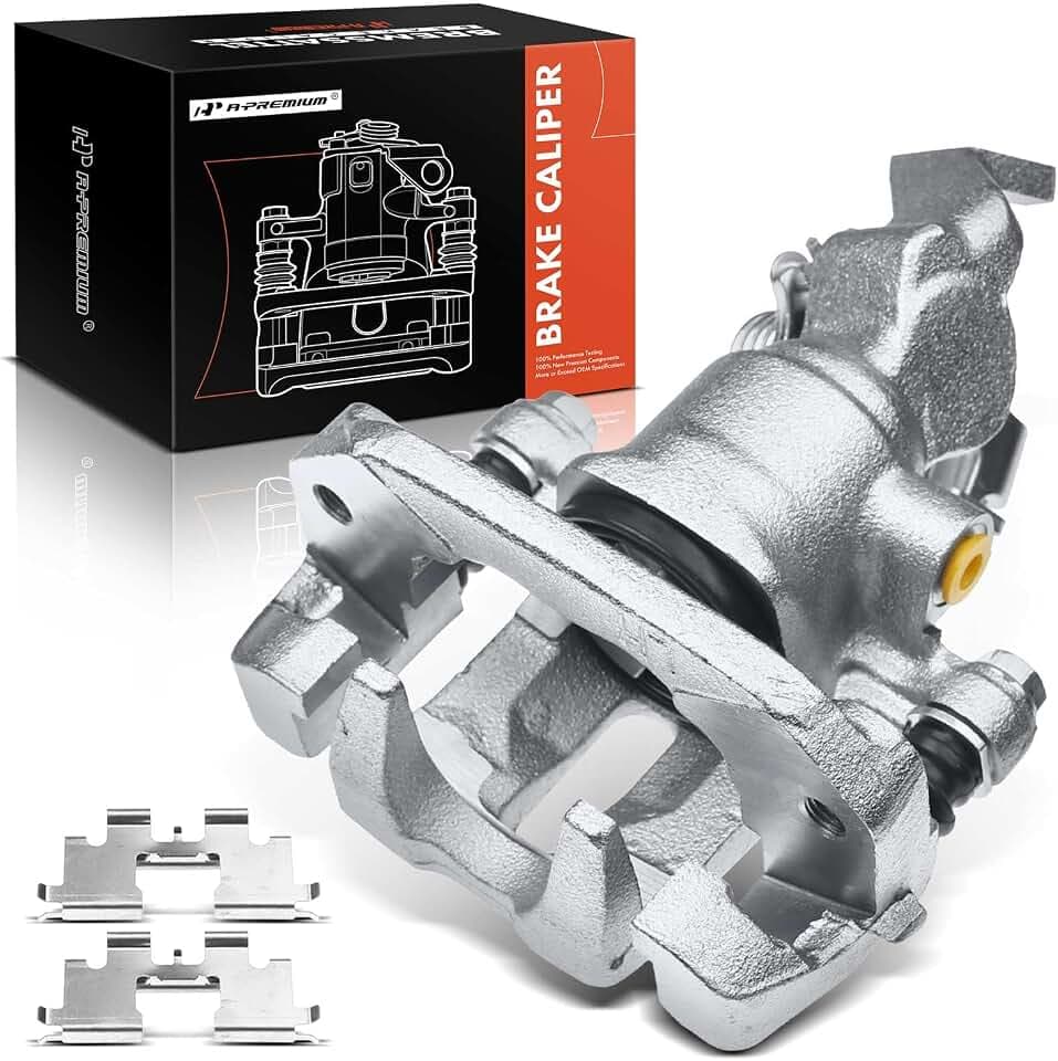 A-Premium Rear Left Driver Disc Brake Caliper with Bracket