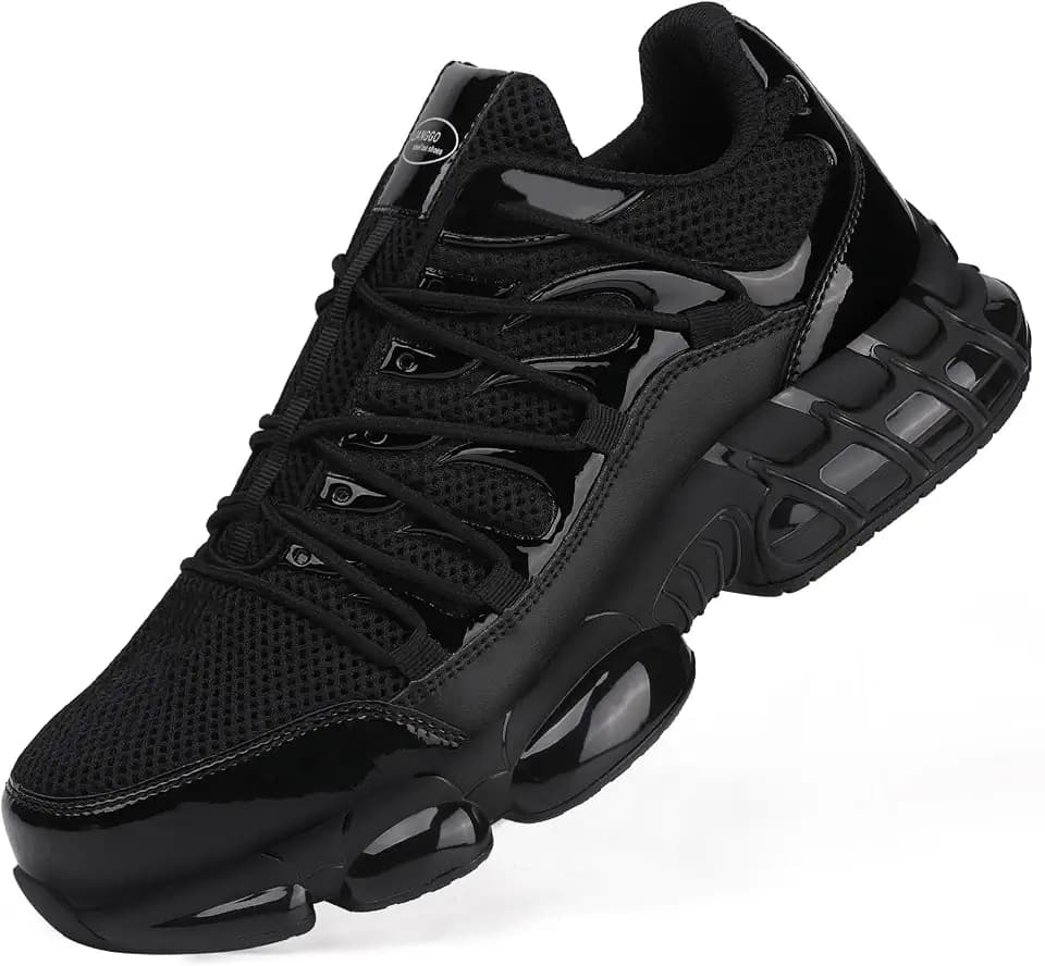 Steel Toe Shoes for Men Women Composite Toe Shoes Indestructible Safety Shoes Lightweight Steel Toe Sneakers Slip Resistant Puncture Proof Air Cushion Breathable Industry Construction Work Shoes