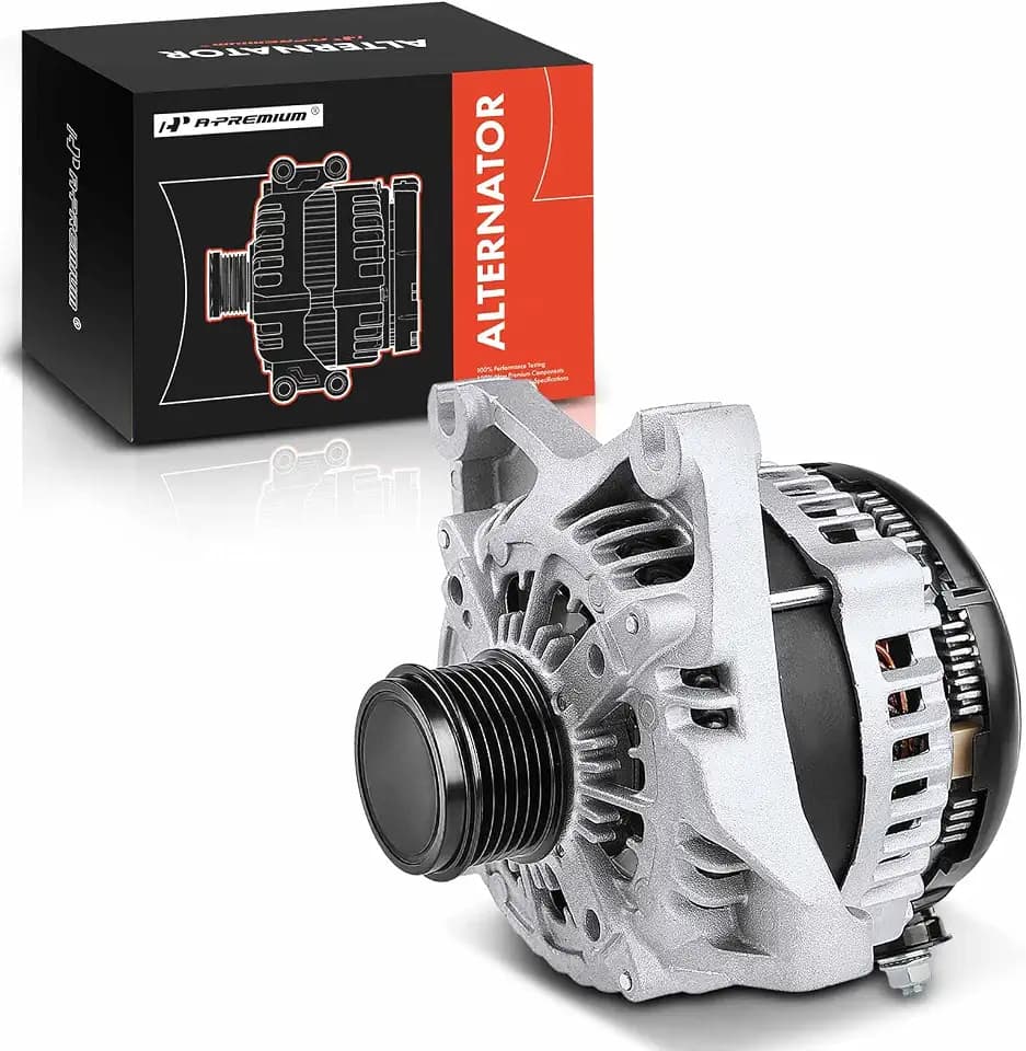 A-Premium Alternator, 12V 195A 6-Groove Clutch Pulley CW