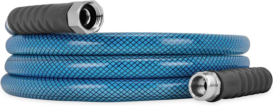 Camco TastePURE 10-Foot Premium Camper/RV Drinking Water Hose - Features a Heavy-Duty No-Kink Design with Strain Relief Ends & 5/8-Inch Inside Diameter - NSF Drinking Water Safe Certified (22823)