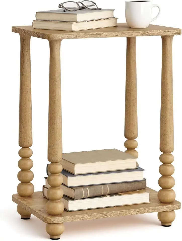 VASAGLE Side End Table, Accent Rectangular Nightstand for Small Spaces