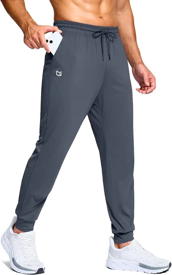 G Gradual Men's Joggers Athletic Workout Pants with Pockets