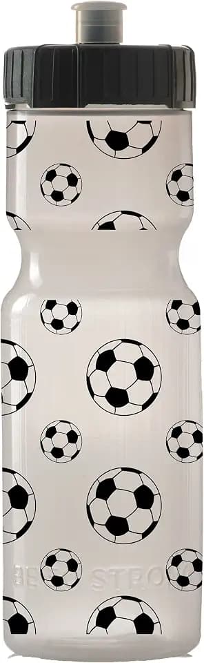 50 Strong | Kids BPA-Free Sports Water Bottle, 22 oz, Soccer