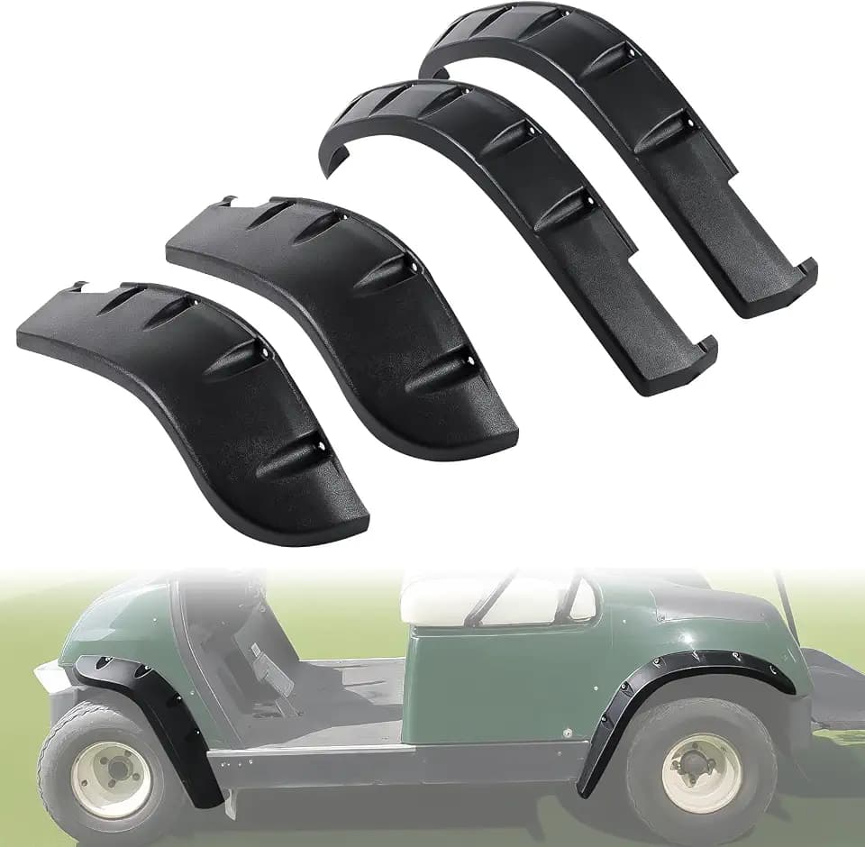Fender Flares for Yamaha G14 G16 G19 G20 G22 Golf Cart, Set of 4PCS