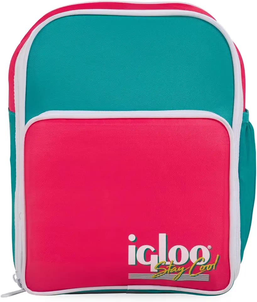 Igloo Retro 12-Can Mini Convertible Backpack Cooler, Jade