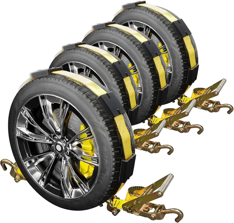 XSTRAP STANDARD 4-PK 2" x 10' Autohauler Car Tie Down Straps for Trailers