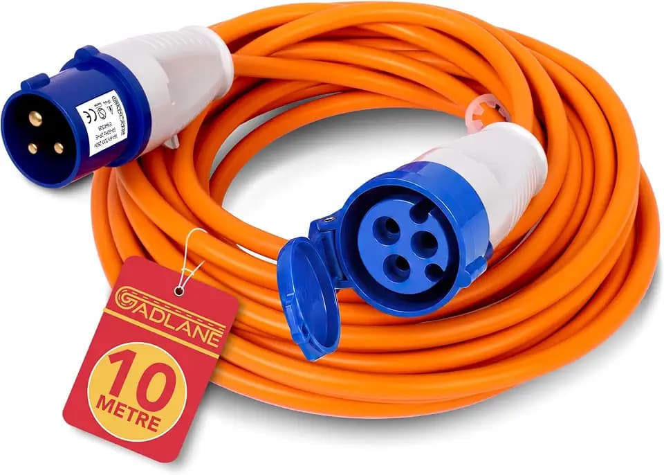 GADLANE CEE Verlängerungskabel 10m - Robustes Wohnwagen Kabel